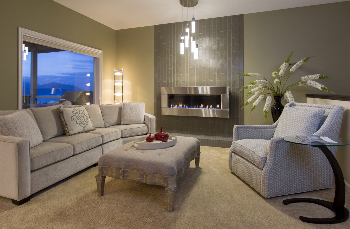 Fireplace Re-design by Creative Interiors Kelowna